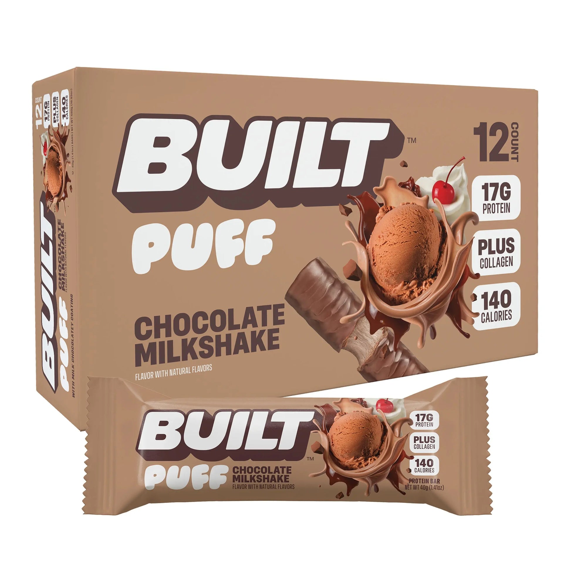 Chocolate Milkshake Puff BUILT