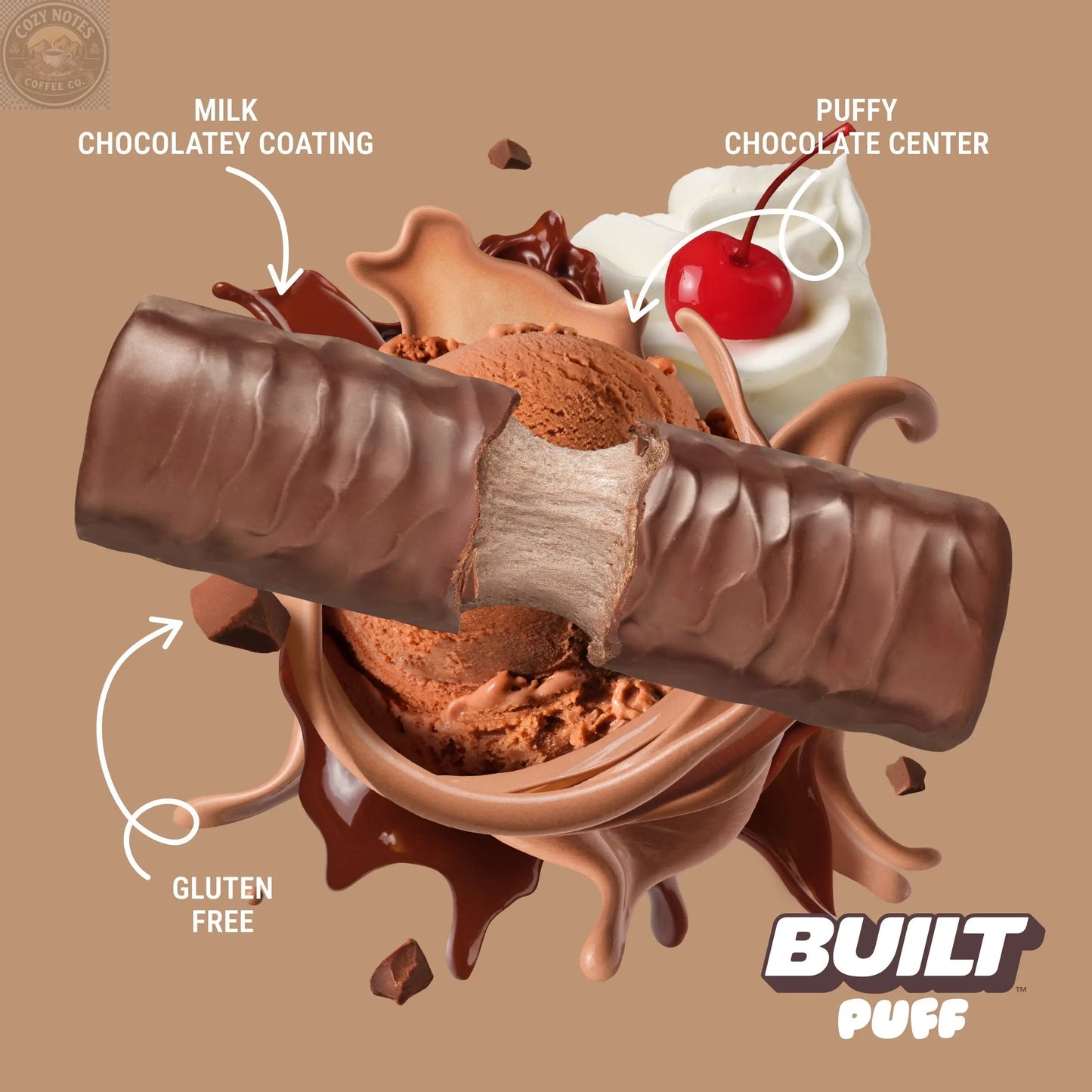 Chocolate Milkshake Puff BUILT