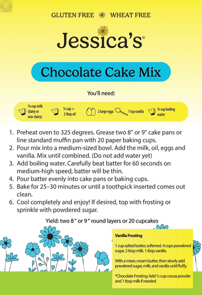 Chocolate Cake Mix Jessica's Natural Foods