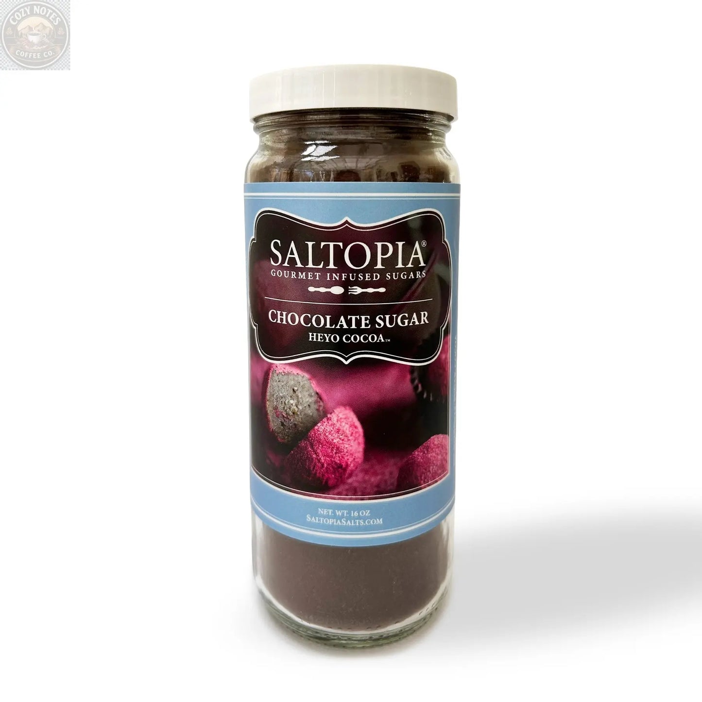 Chocolate Sugar: HEYO COCOA 16oz SALTOPIA Infused Sea Salts