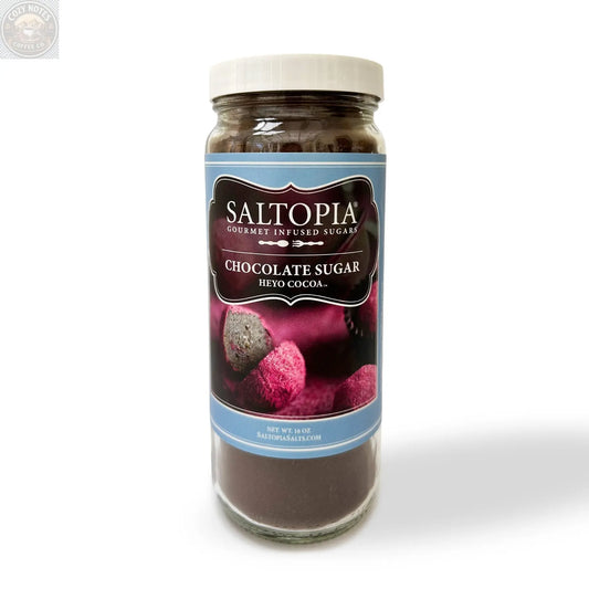 Chocolate Sugar: HEYO COCOA 16oz SALTOPIA Infused Sea Salts