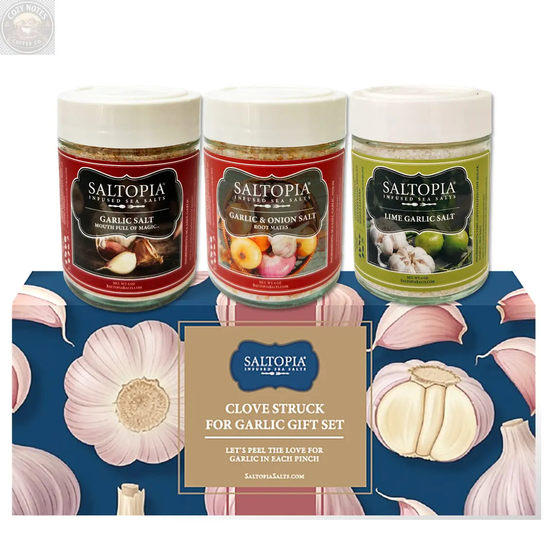 Garlic Lovers Gift Set SALTOPIA Infused Sea Salts