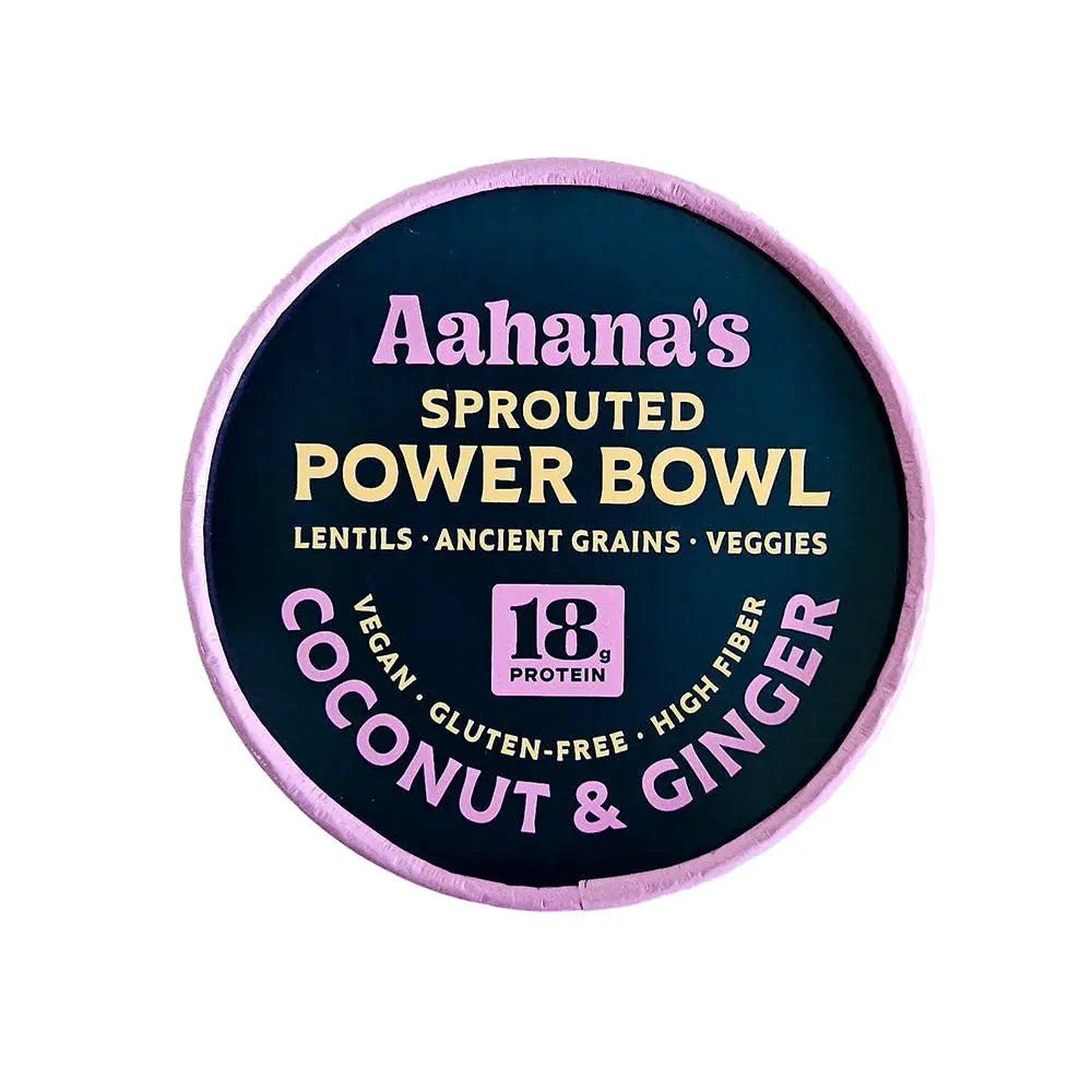 Coconut & Ginger - Sprouted Power Bowl (6 Pack) aahanasnaturals.com