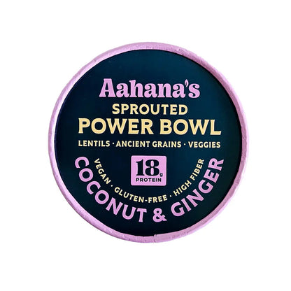 Coconut & Ginger - Sprouted Power Bowl (6 Pack) aahanasnaturals.com