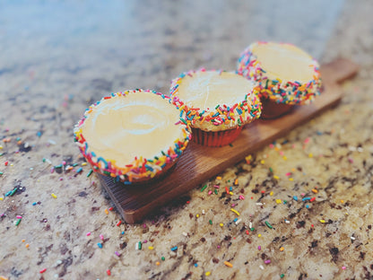 Confetti Birthday Cupcakes Activity Kit + Candles and Liners BāKIT Box