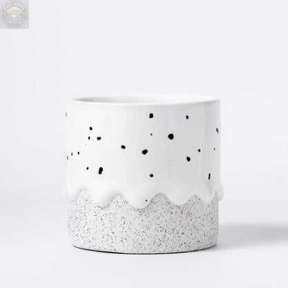 Squat Cylinder Drippy Pots