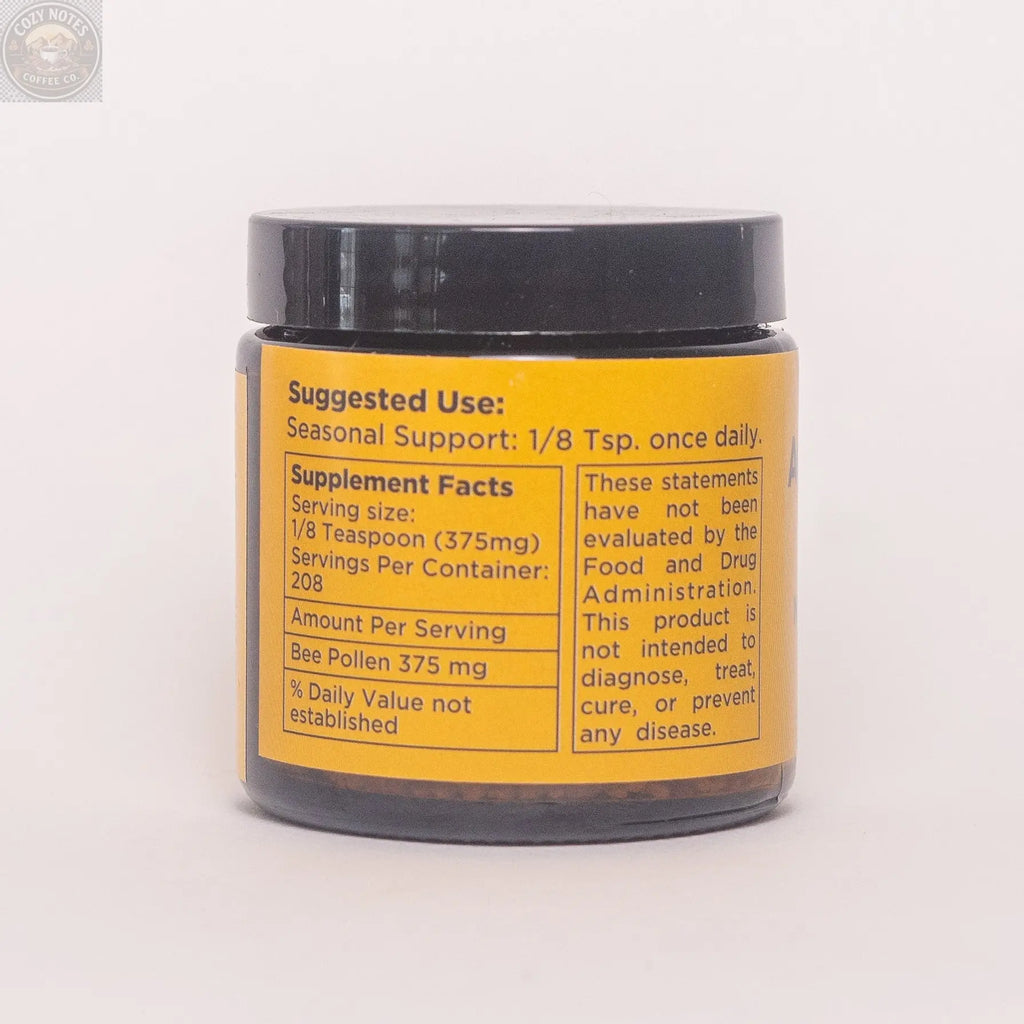Pure Raw Bee Pollen from NH, RI, MA Aquidneck Honey