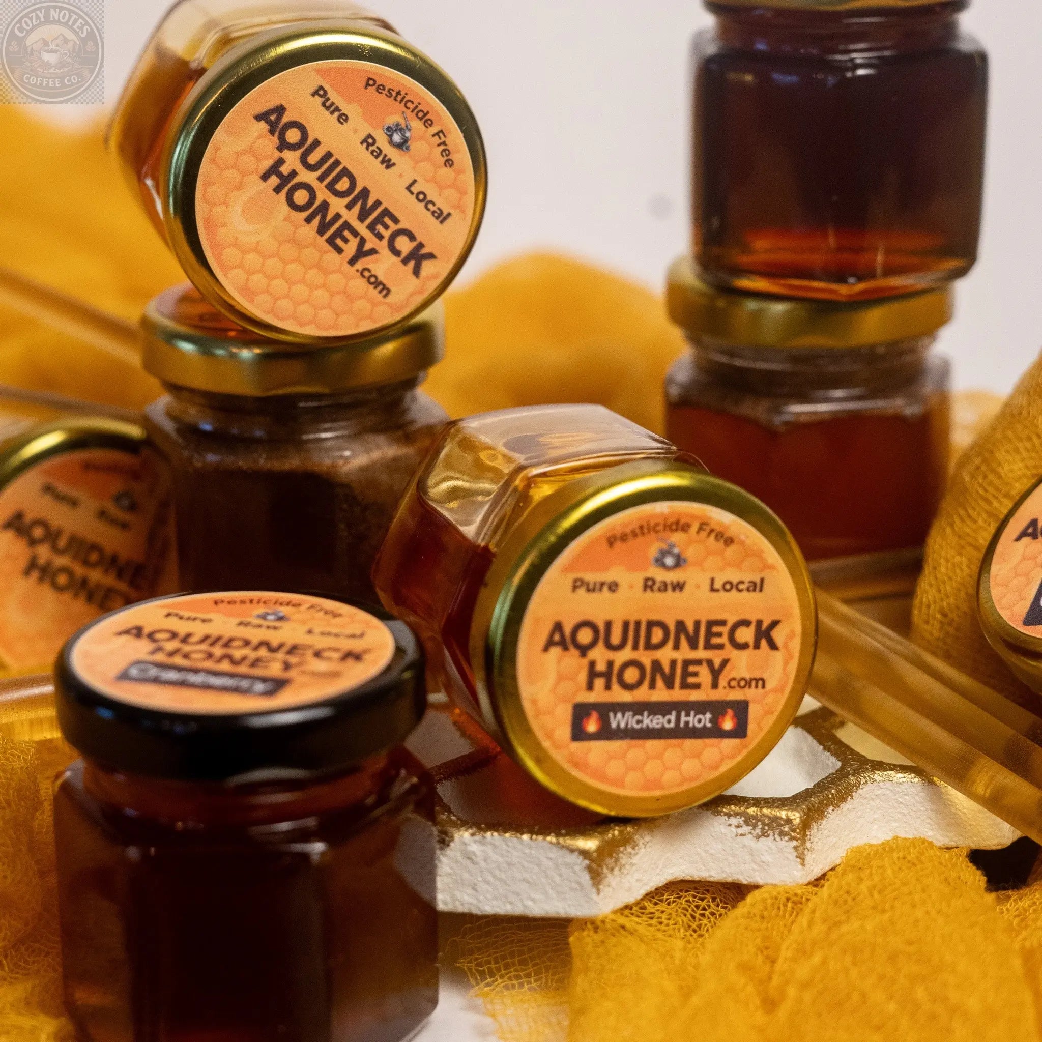 Honey Sampler Gift Box – 8 Jars, 6 Flavors | The Perfect Gift Aquidneck Honey