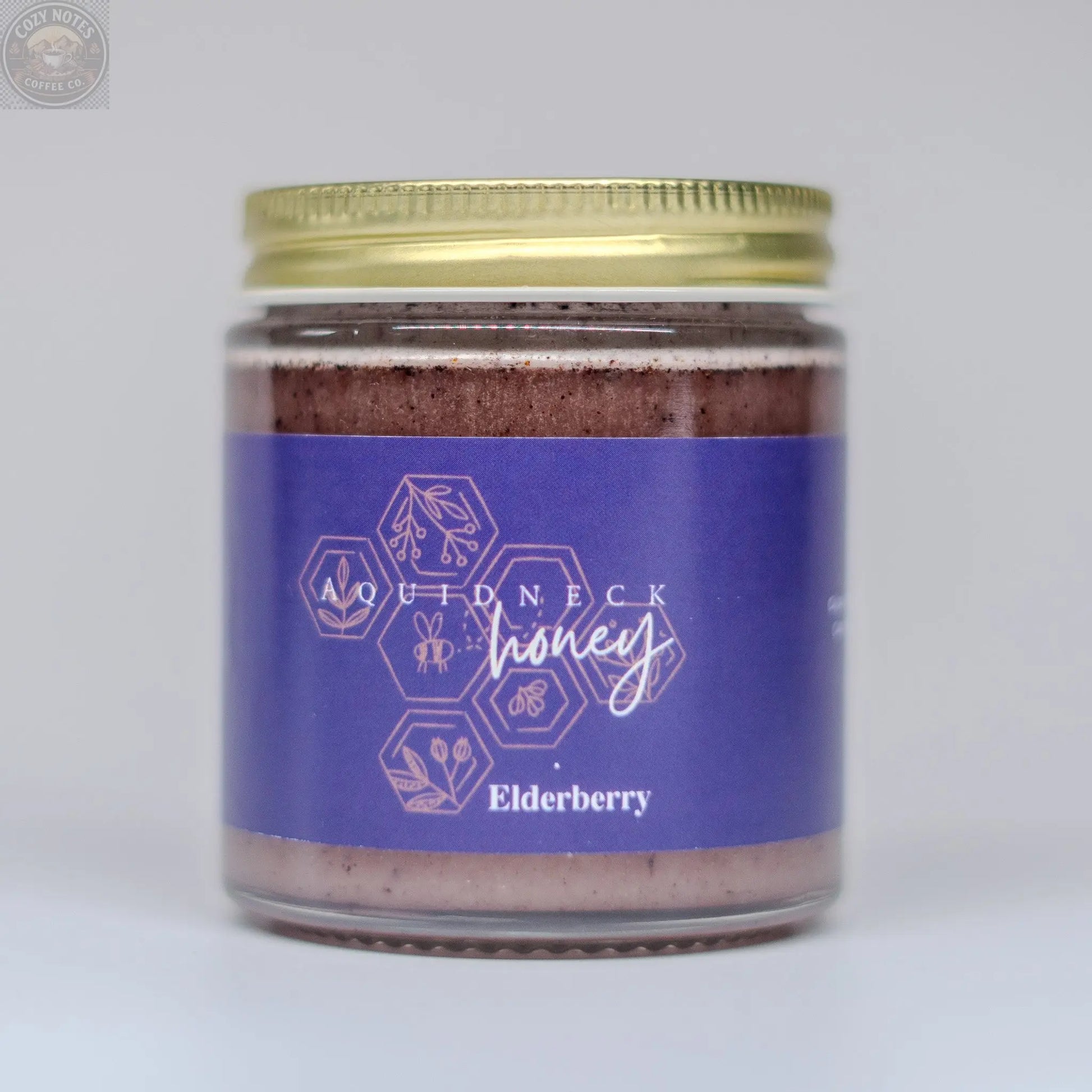 Elderberry Creamed Honey Aquidneck Honey