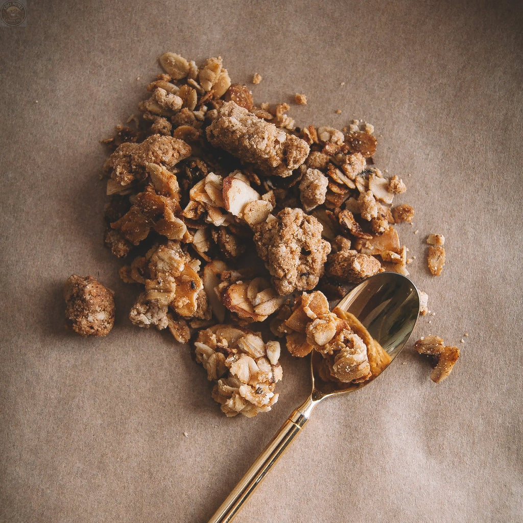 Chai Streusel Granola with Honey Jamie’s Farm
