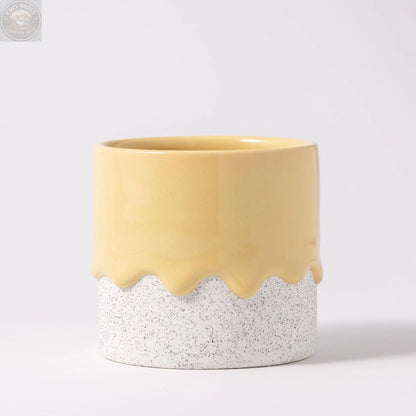 Squat Cylinder Drippy Pots