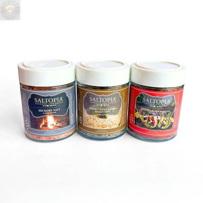 Gift Set Exclusively for Foodie Fans: FOODIE AFICIONADO SALTOPIA Infused Sea Salts
