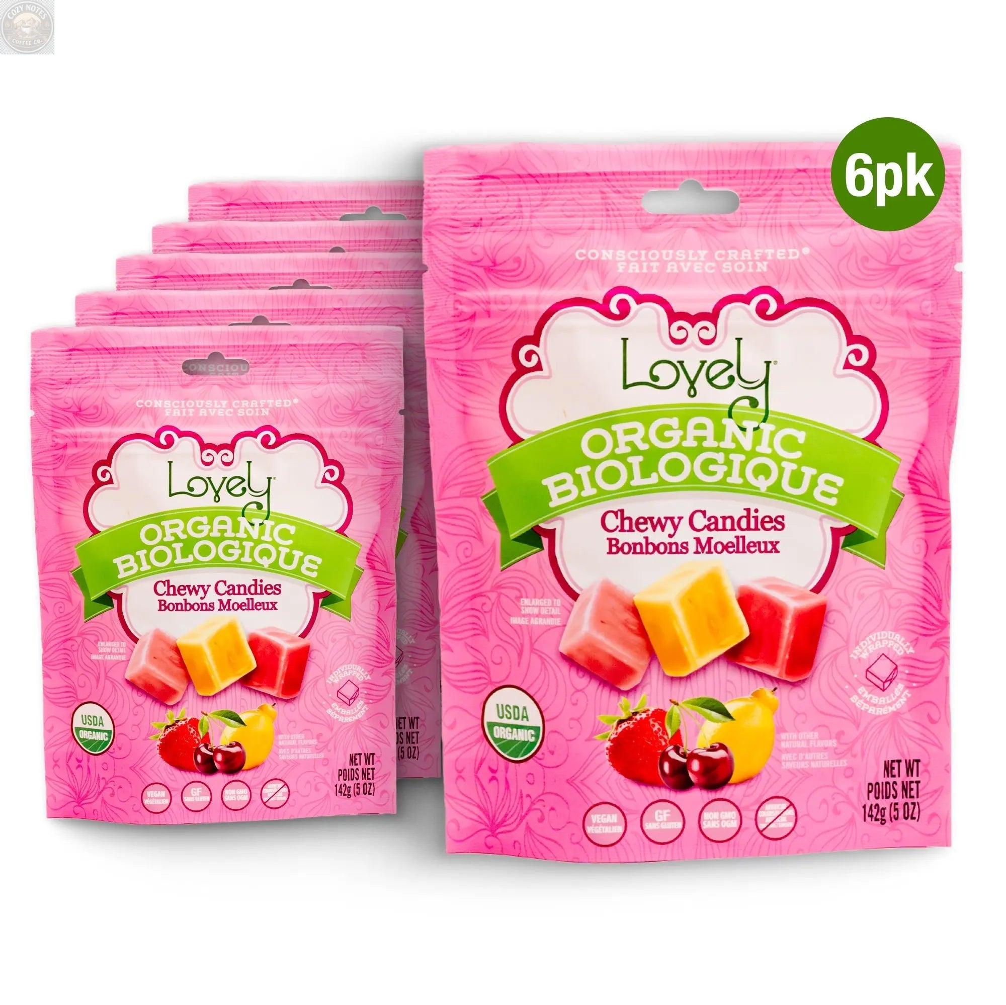 Organic Chewy Candies Lovely Candy Company