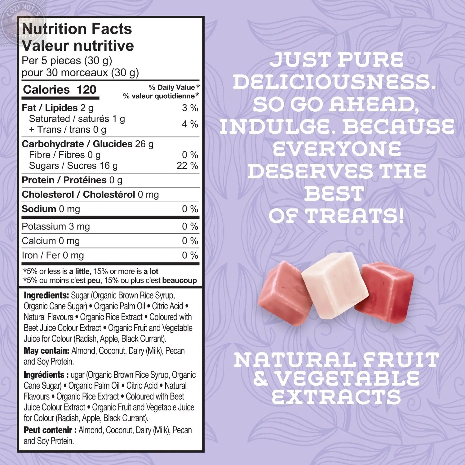 Organic Sour Chewy Candies Lovely Candy Company