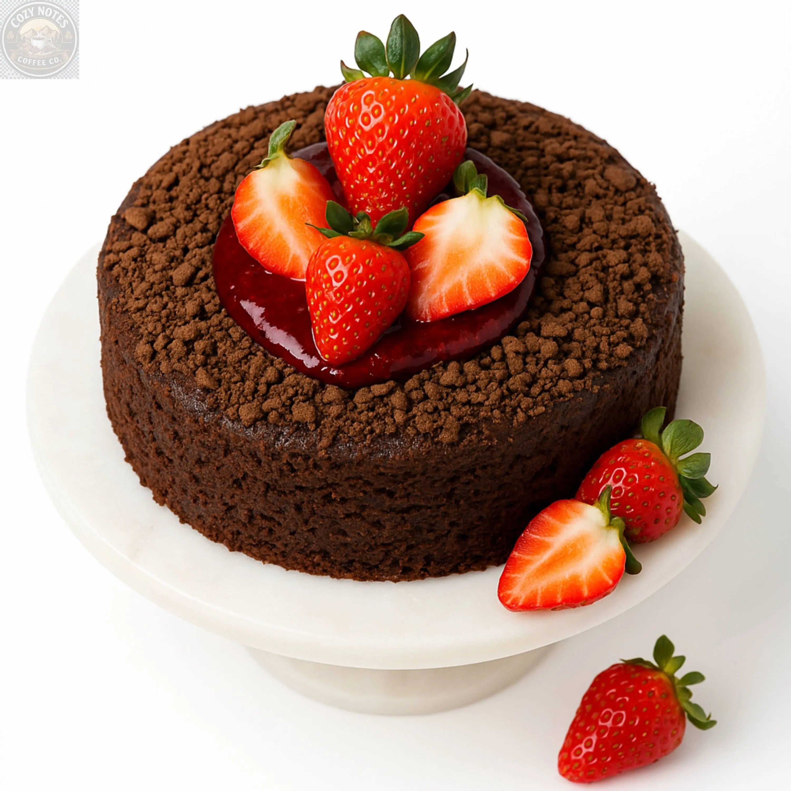 Andy Anand Chocolate Strawberry Cake, 9-Inch, 2.5 lb – Freshly Baked, Rich Chocolate & Strawberry, No Preservatives, Birthday Gift Box Andyanand