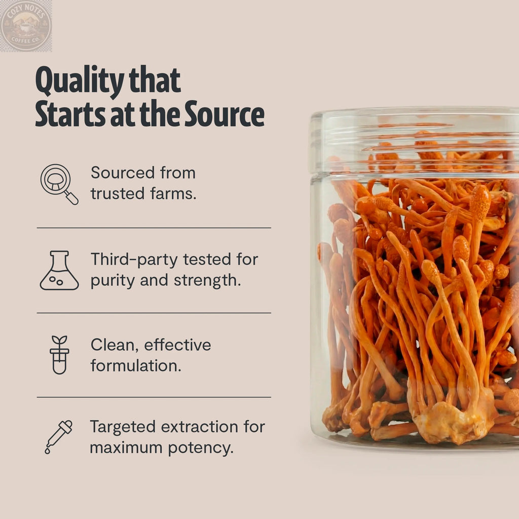Cordyceps Mushroom Extract Powder FreshCap Mushrooms