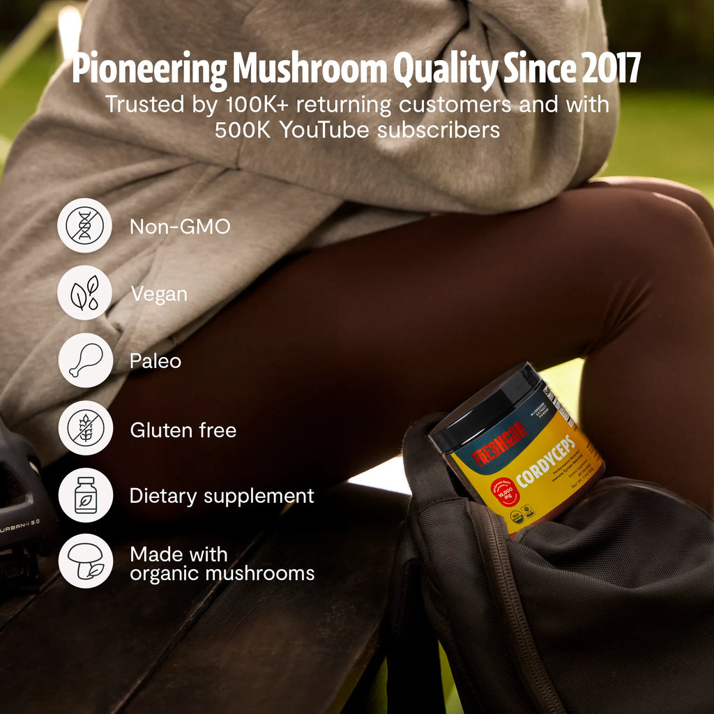Cordyceps Mushroom Extract Powder FreshCap Mushrooms
