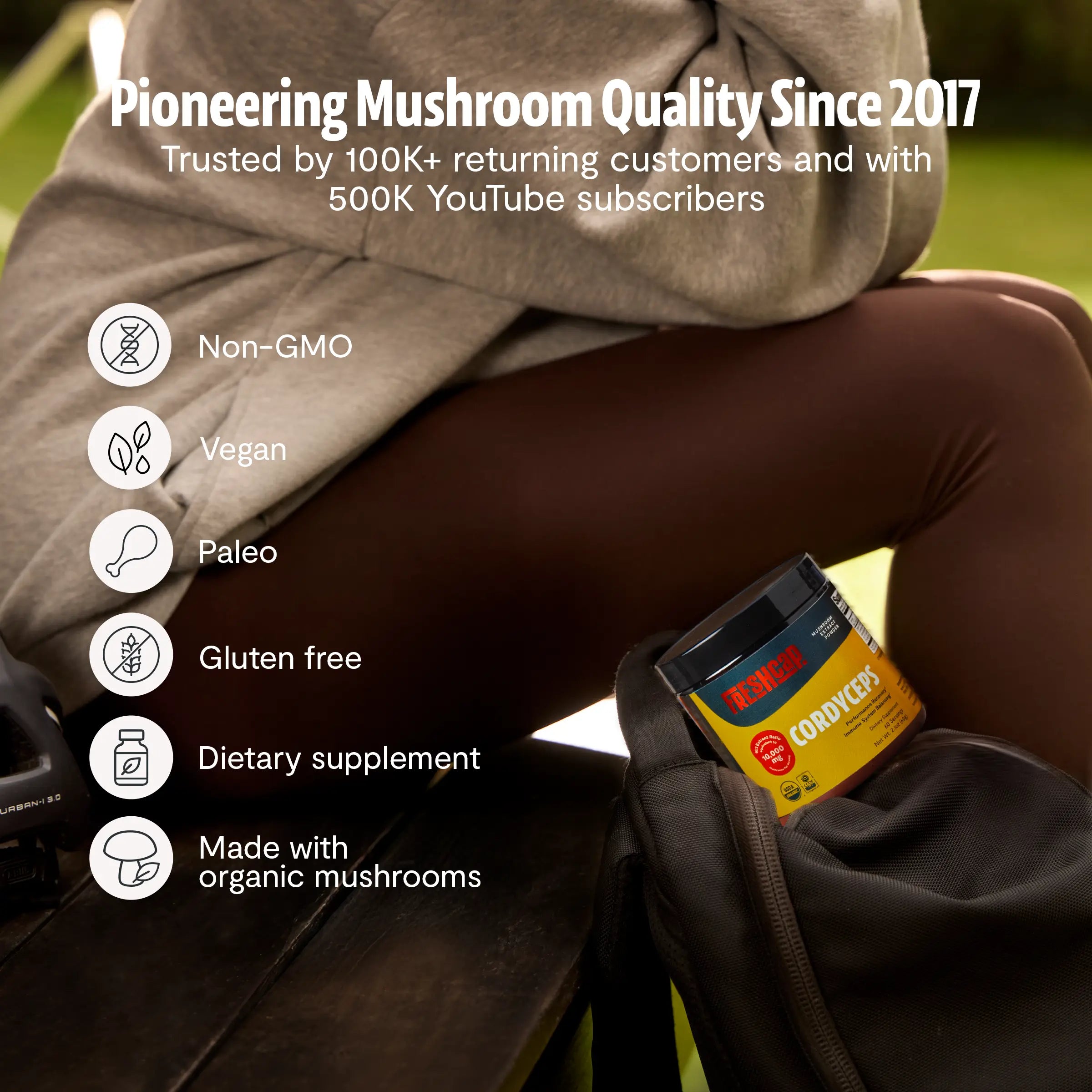 Cordyceps Mushroom Extract Powder FreshCap Mushrooms