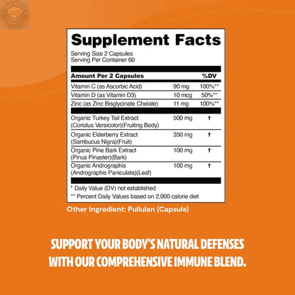 Immunity Blend Capsules, 120 count FreshCap Mushrooms