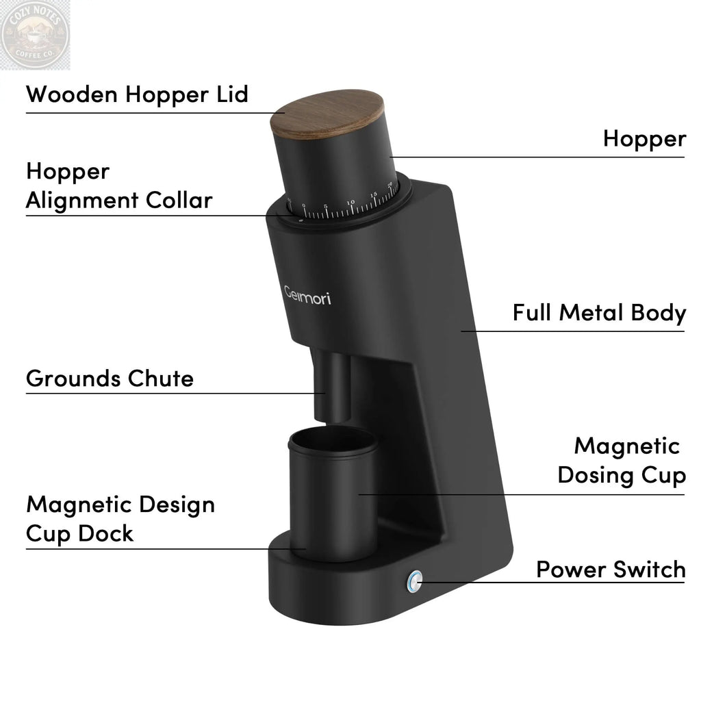 Geimori GU38 Single Dose Coffee Grinder Wirsh