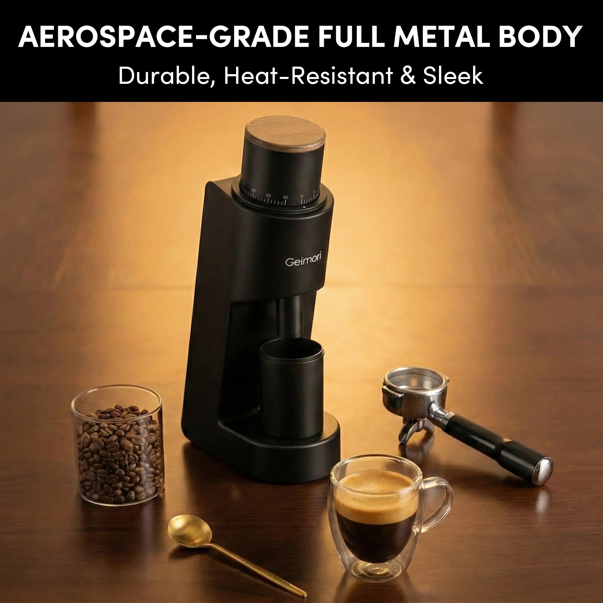Geimori GU38 Single Dose Coffee Grinder Wirsh