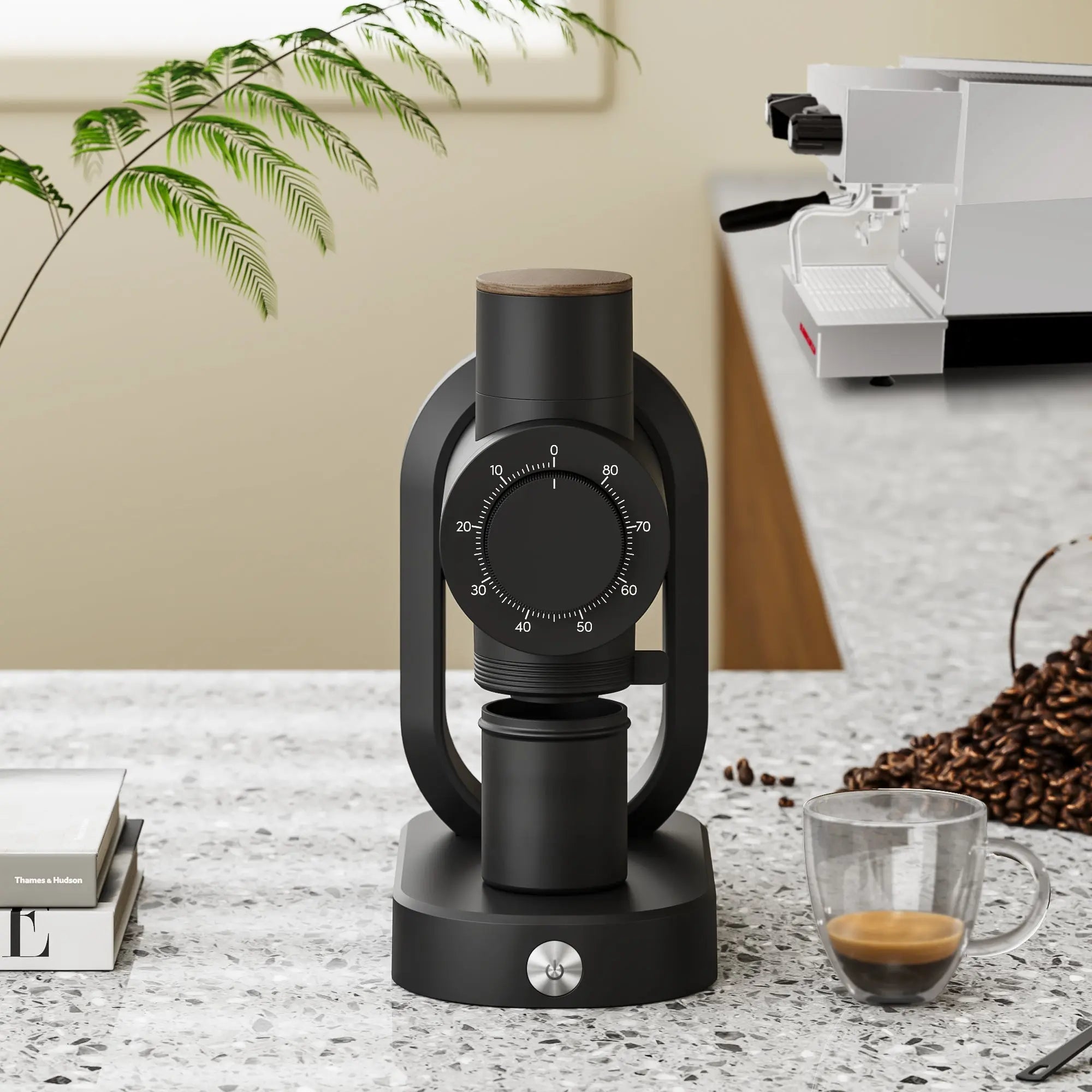 Geimori GU64 Gen2 Single Dose Coffee Grinder with 64mm Flat Burr, Anti-Static Design, Stepless Adjustment, Adjustable RPM, Zero Retention Wirsh