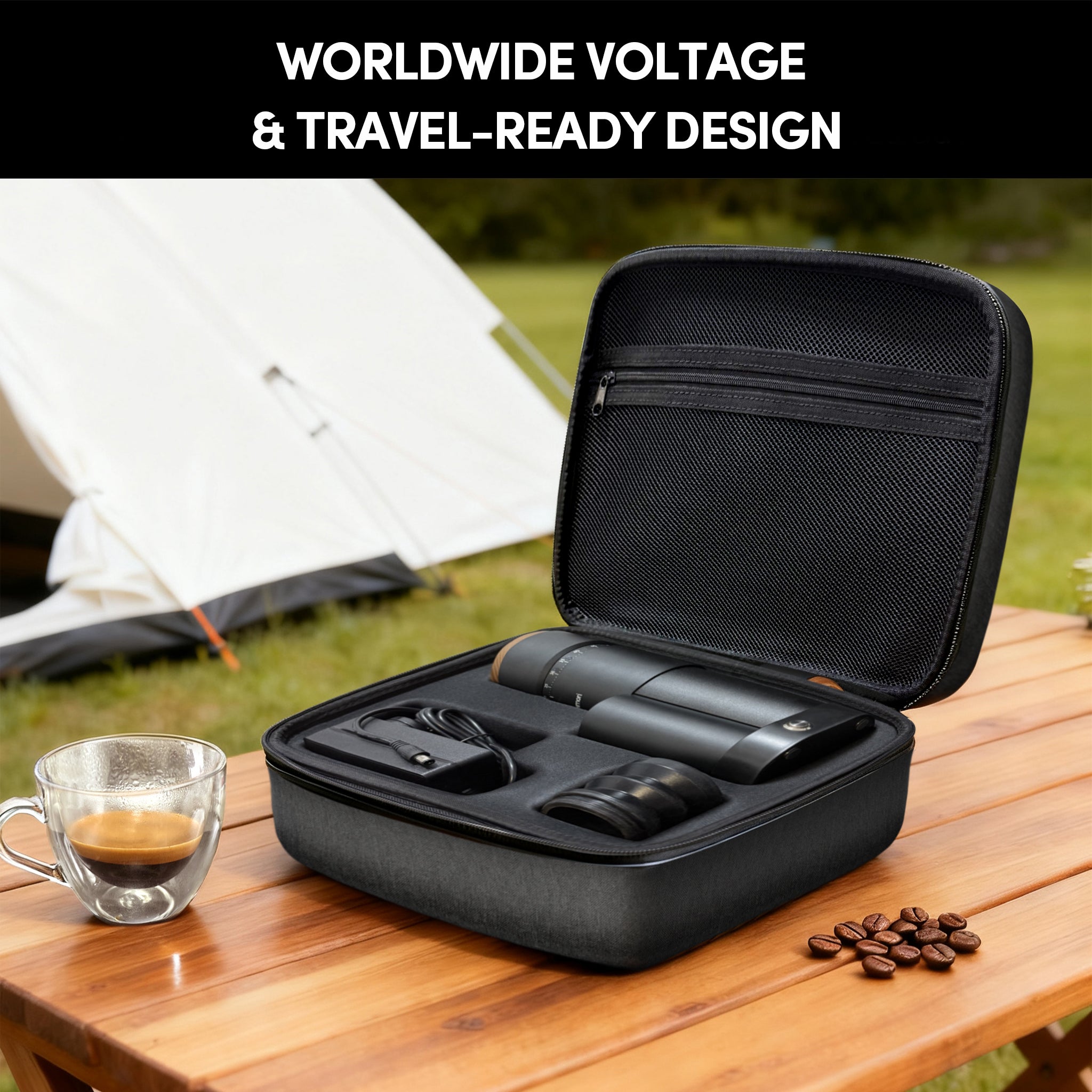 Geimori T38 Plus Electric Coffee Grinder | Compact Plug-in Grinder