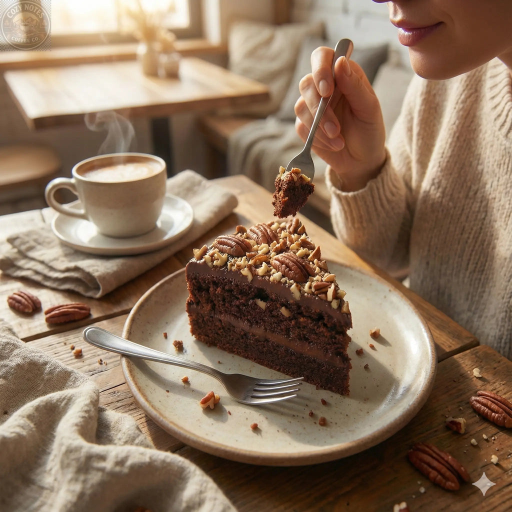 Andy Anand Caramel Pecan Cake, 9-Inch, 2.8 lb – Hand-Baked, Toasted Pecans, Caramel Drizzle, No Preservatives, Birthday & Holiday Gift Andyanand