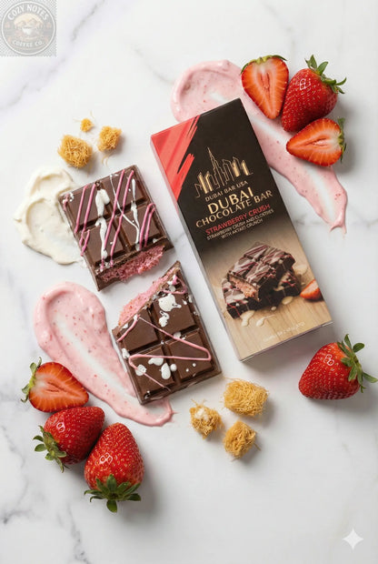Dubai Chocolate Bar - Strawberry Crush Dubai Bars USA