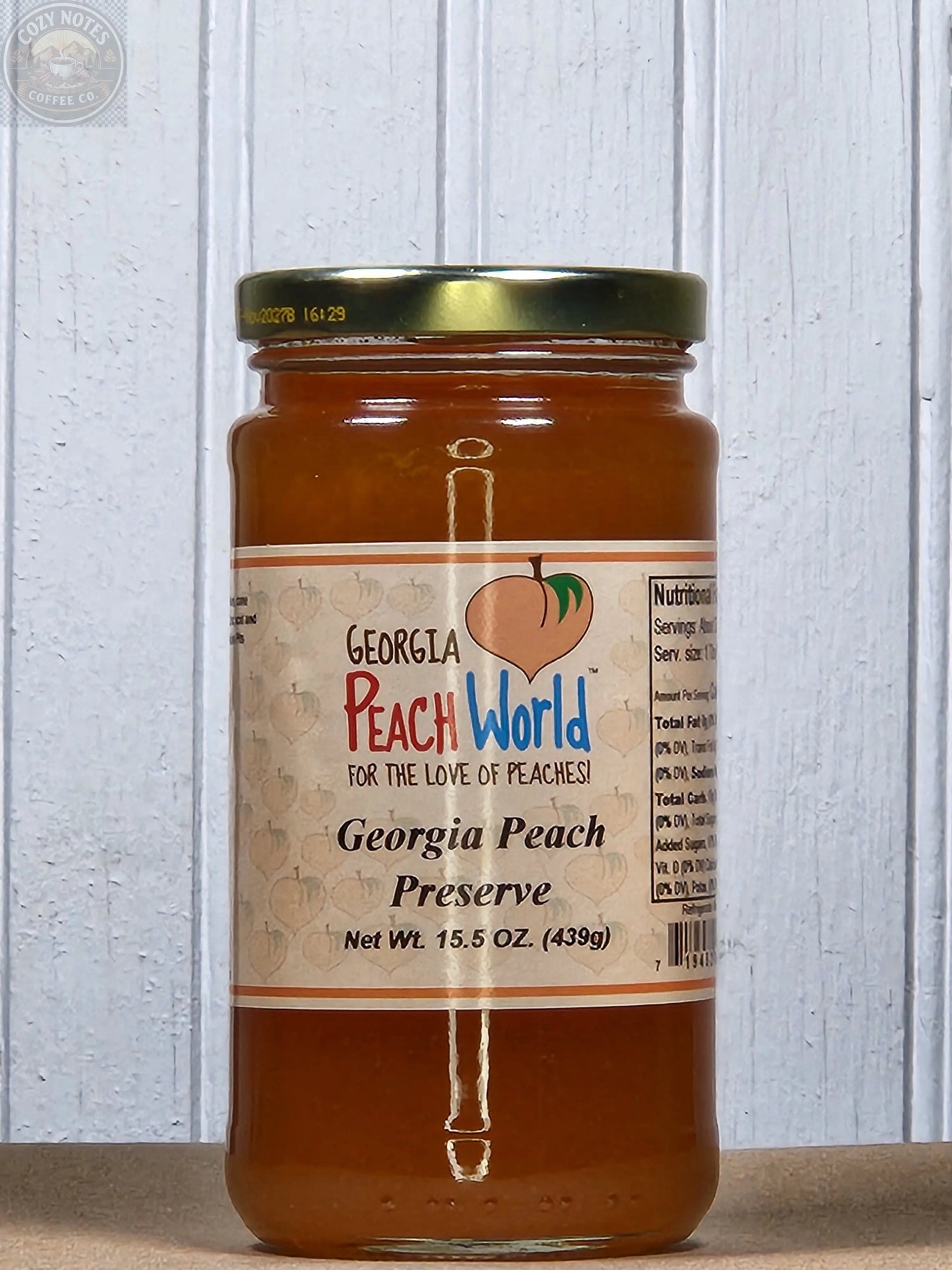 Georgia Peach Preserves 14.5 oz Georgia Peach World