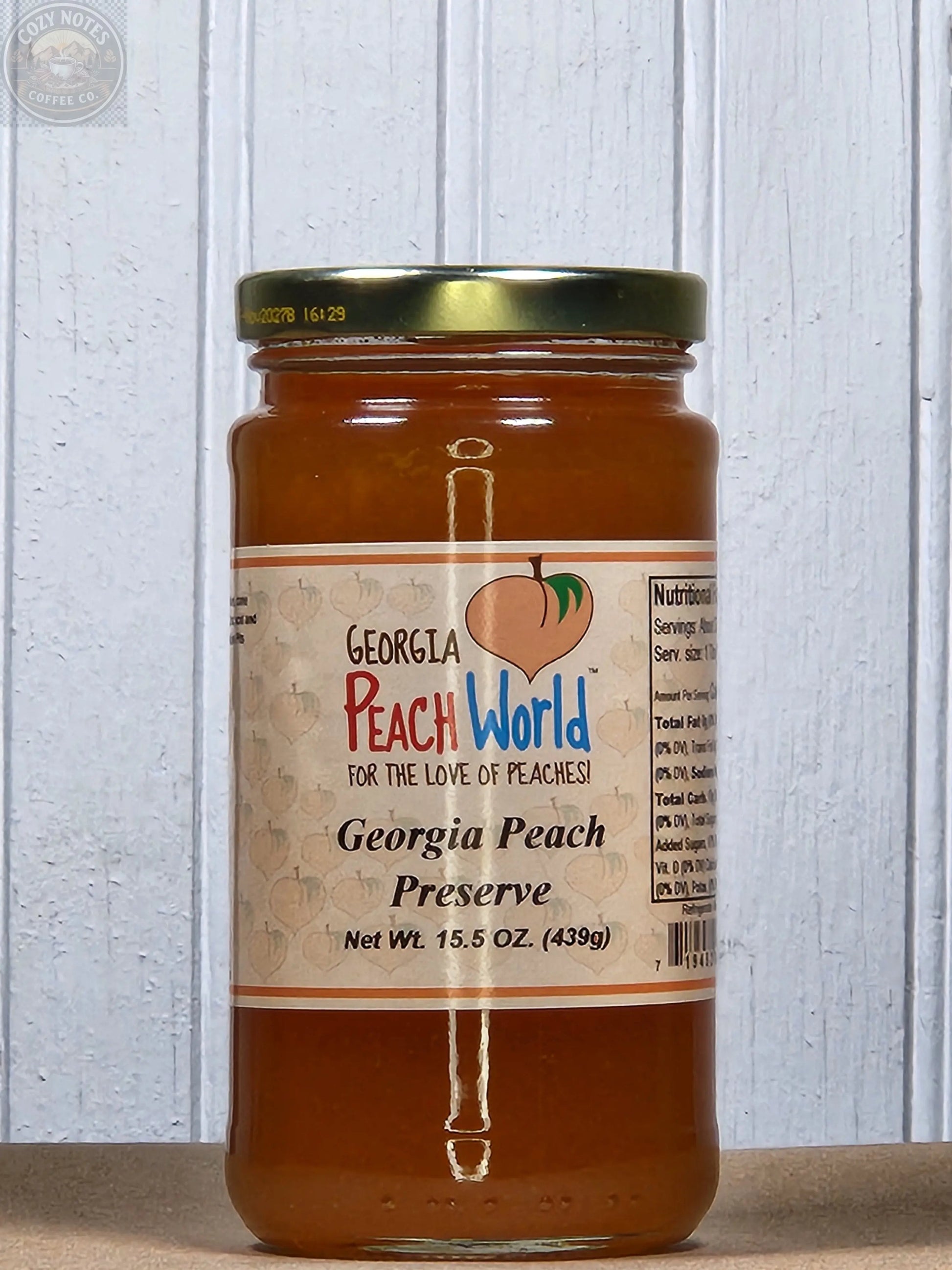 Georgia Peach Preserves 14.5 oz Georgia Peach World