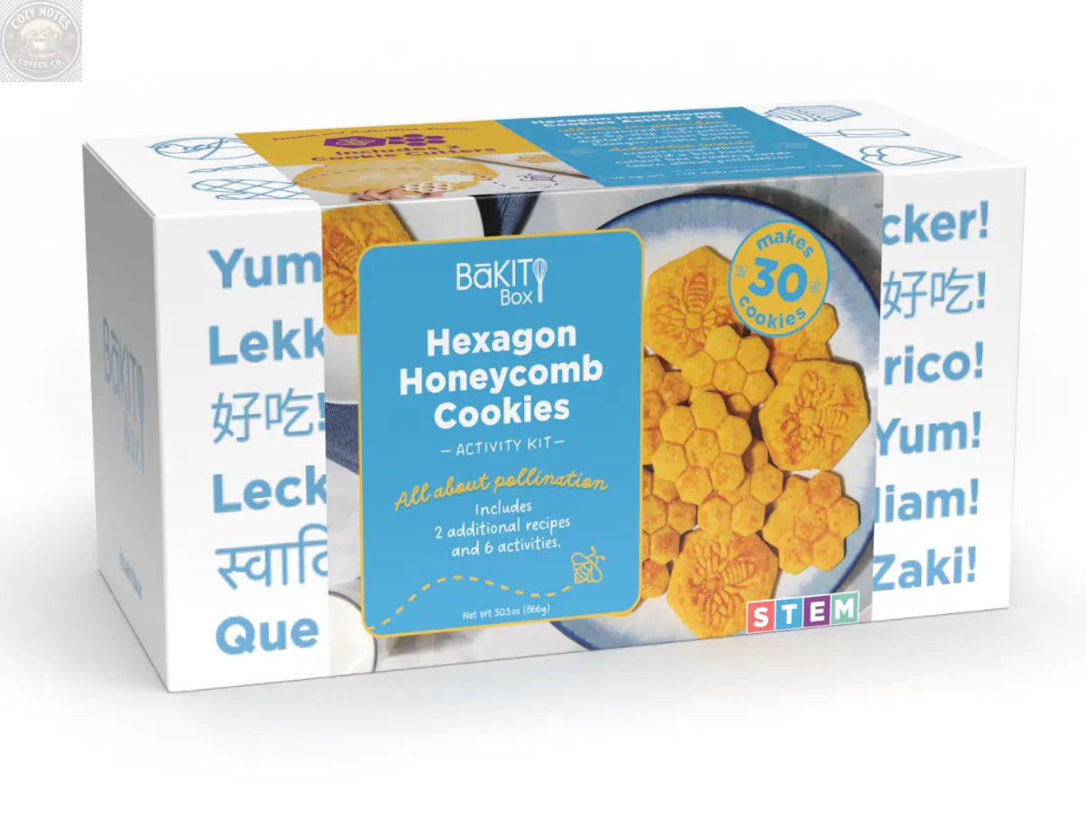 Hexagon Honeycomb Cookies Activity Kit BāKIT Box