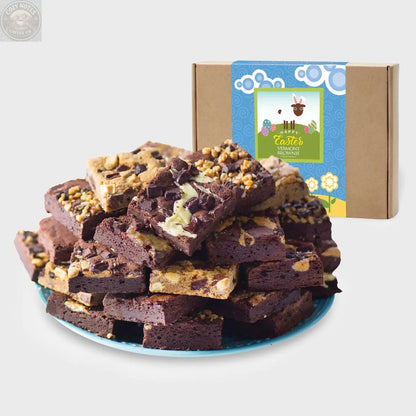 Vermont Flannel & Vermont Brownie Gift Bag - Morrill Mauve Vermont Brownie Company