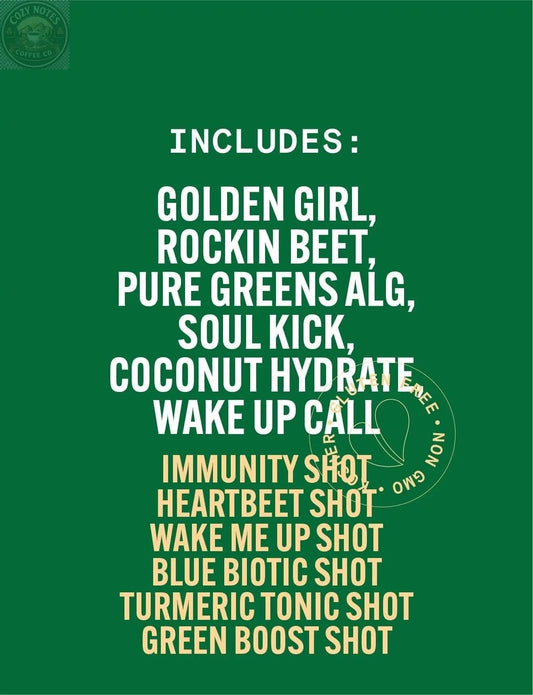 Cold Pressed Juice + Shots Pure Green