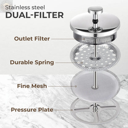 Glass French Press, KF1010 Kaffe Products