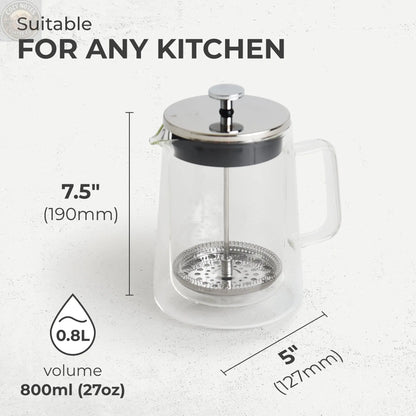 Glass French Press, KF1010 Kaffe Products