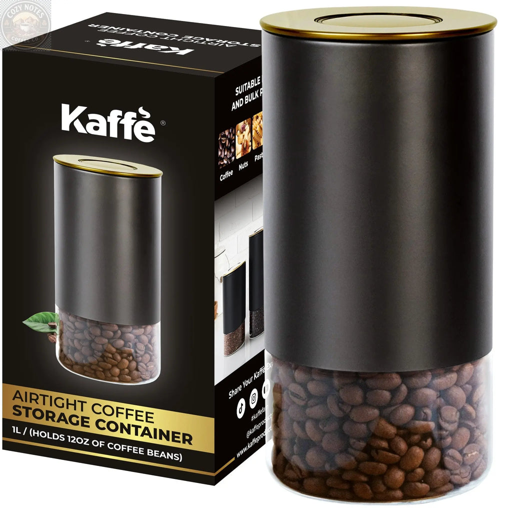 12oz Round Glass Storage Container, KF3031G Kaffe Products