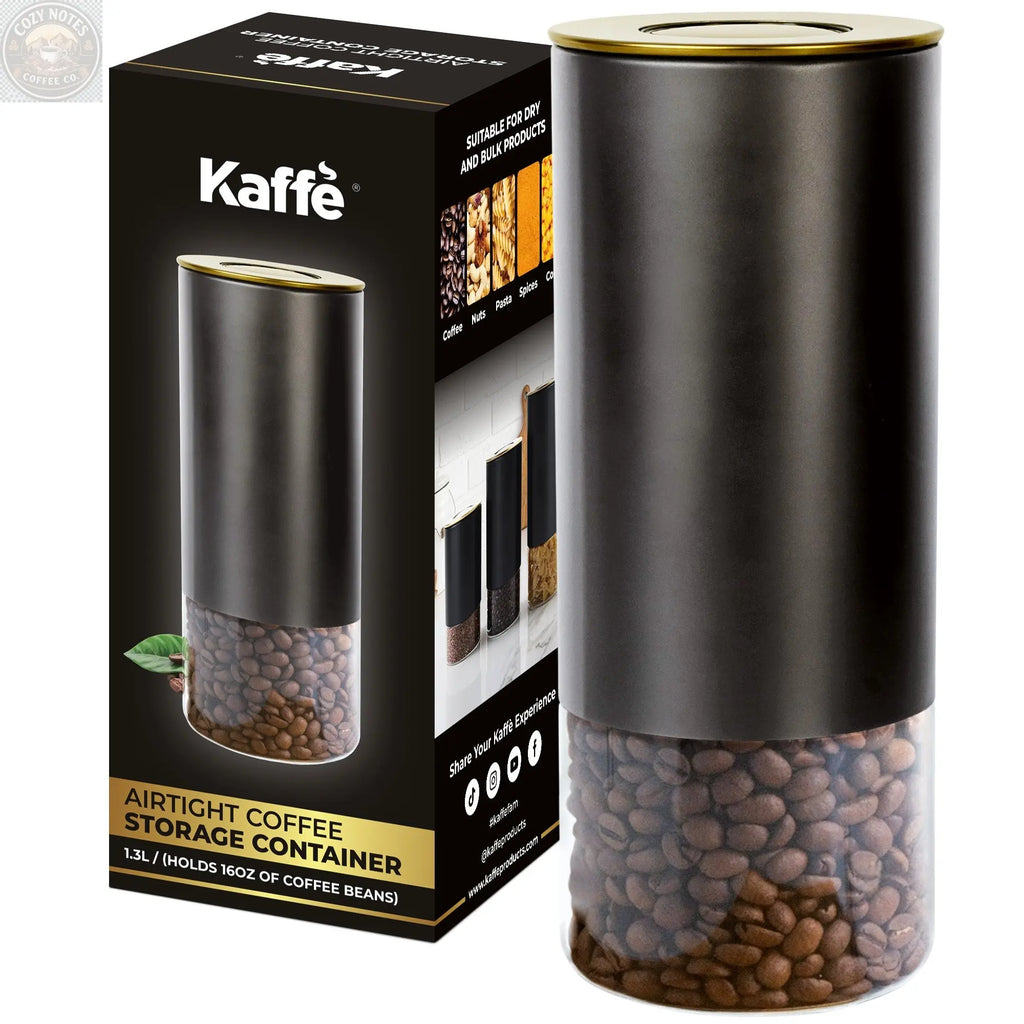 16oz Round Glass Storage Container, KF3032G Kaffe Products