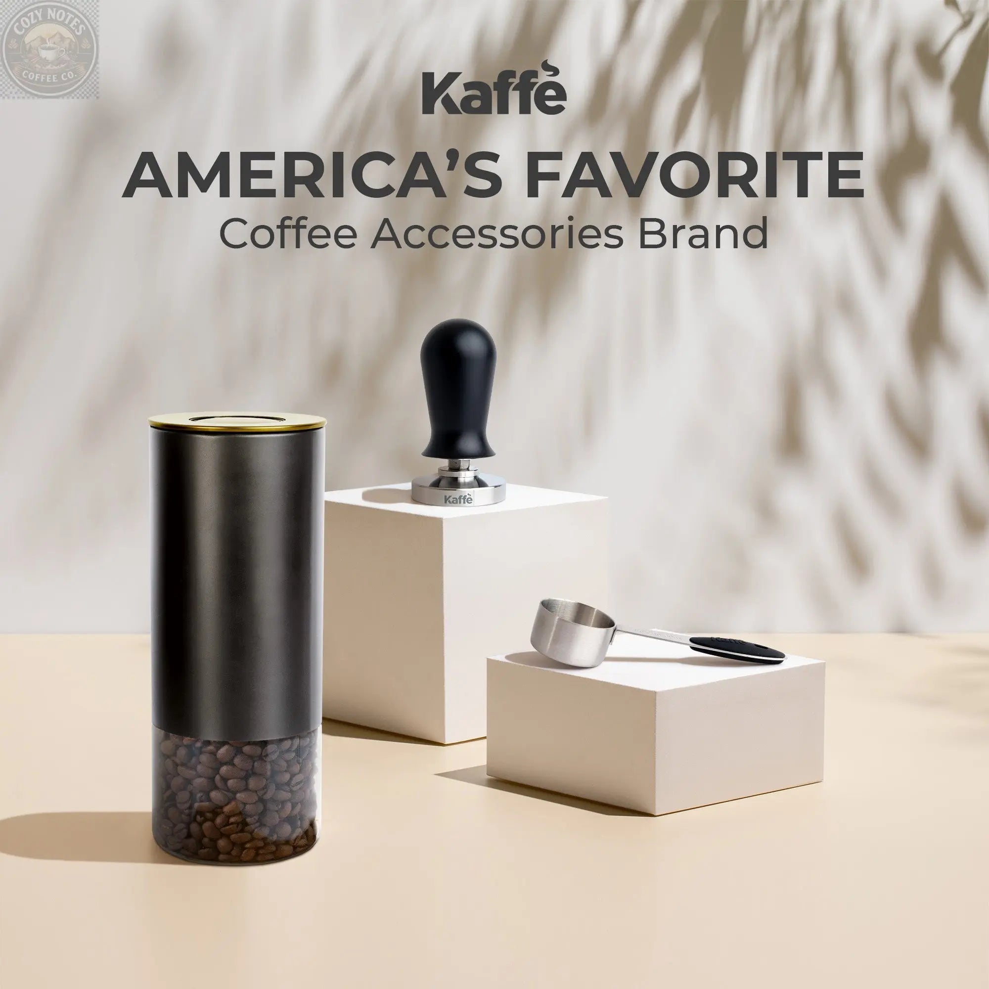16oz Round Glass Storage Container, KF3032G Kaffe Products