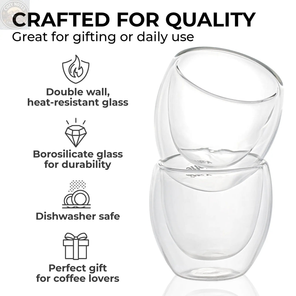 3oz Espresso Cup Set, KF4040 Kaffe Products