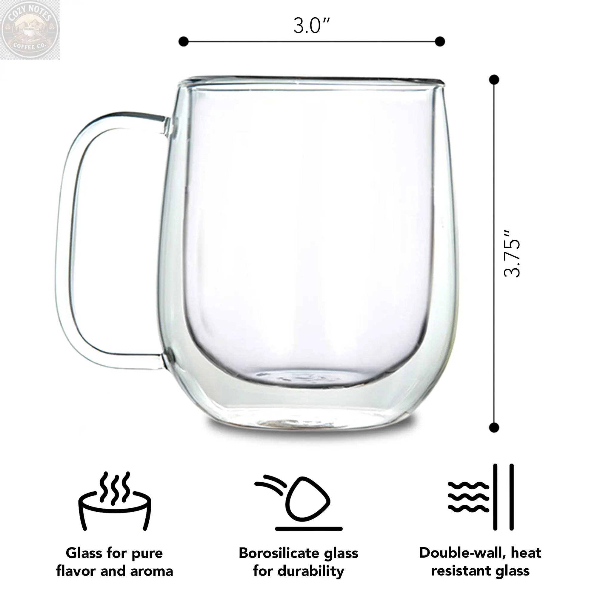 French Press Bundle, Glass Kaffe Products