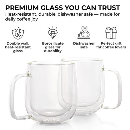 10oz Coffee Mug Set, KF4041 Kaffe Products