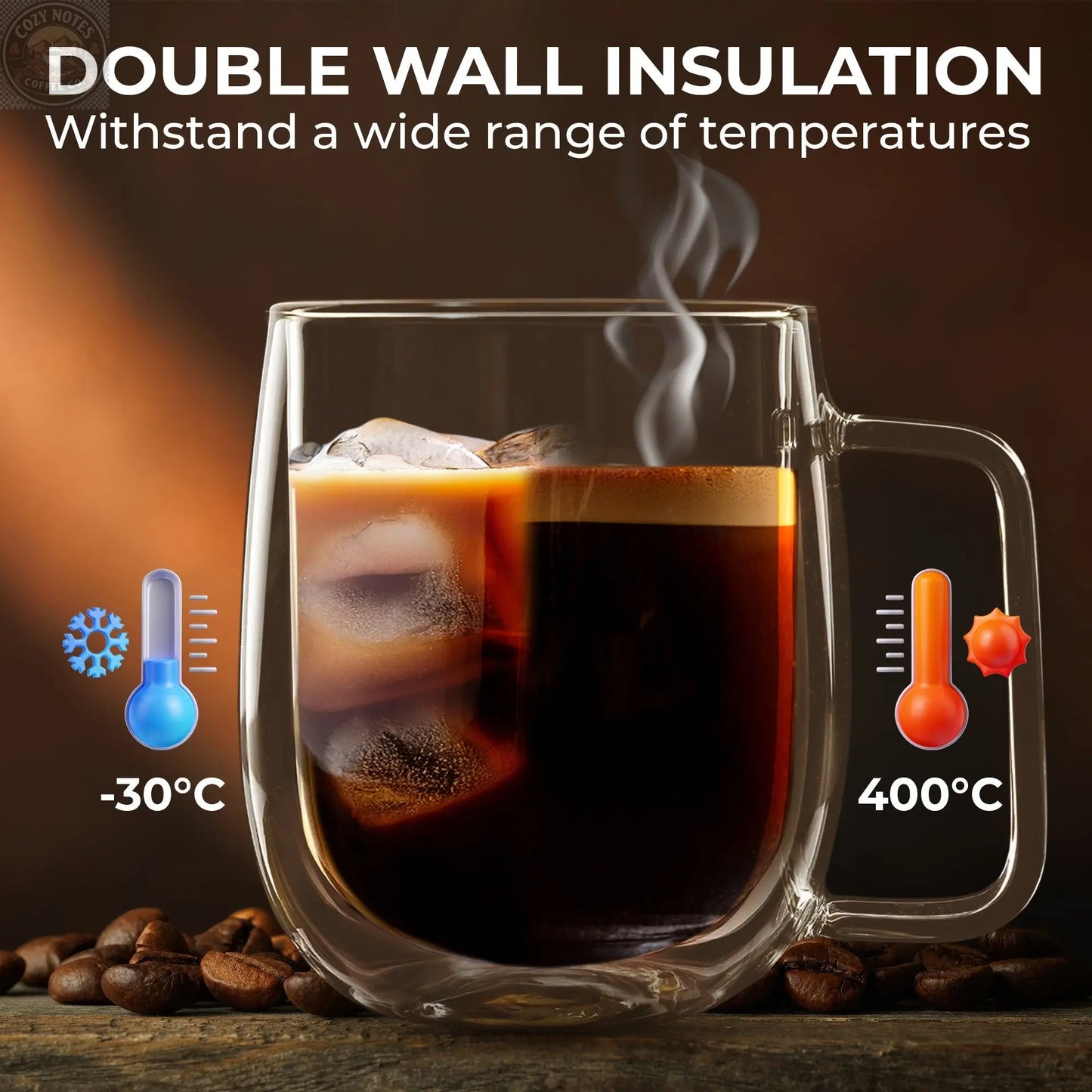 10oz Coffee Mug Set, KF4041 Kaffe Products