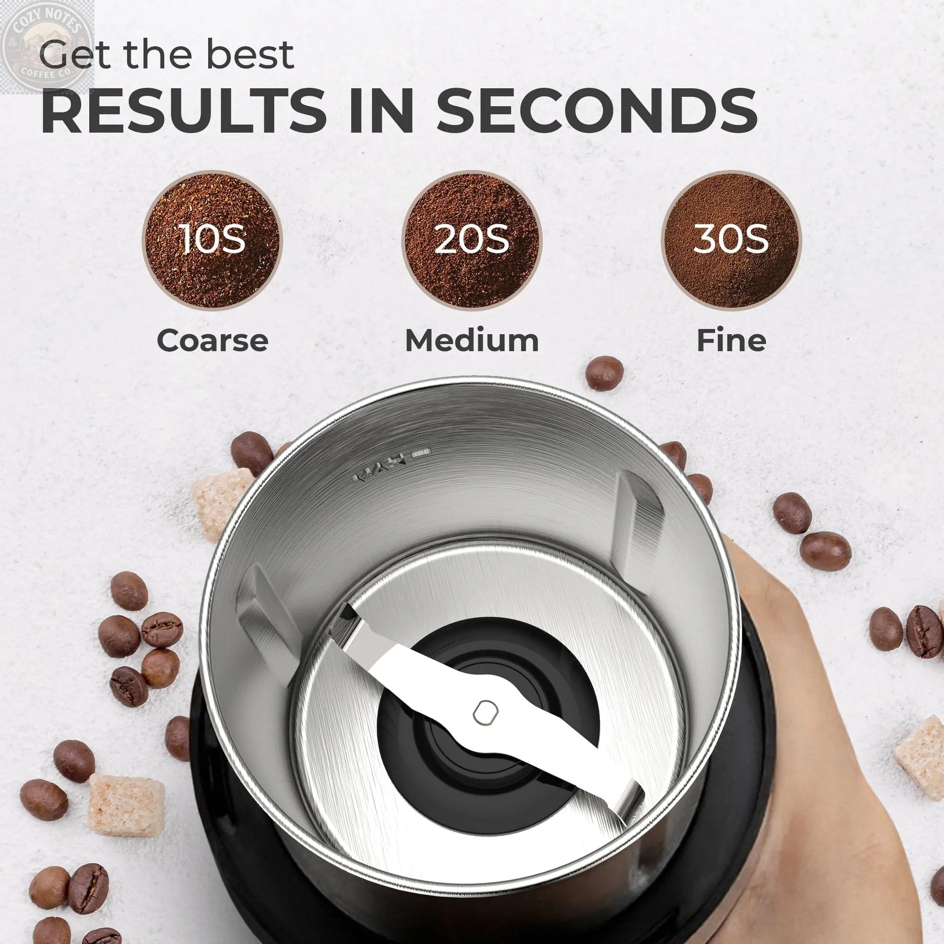Blade Coffee Grinder (Removable Cup), KF5020 Kaffe Products
