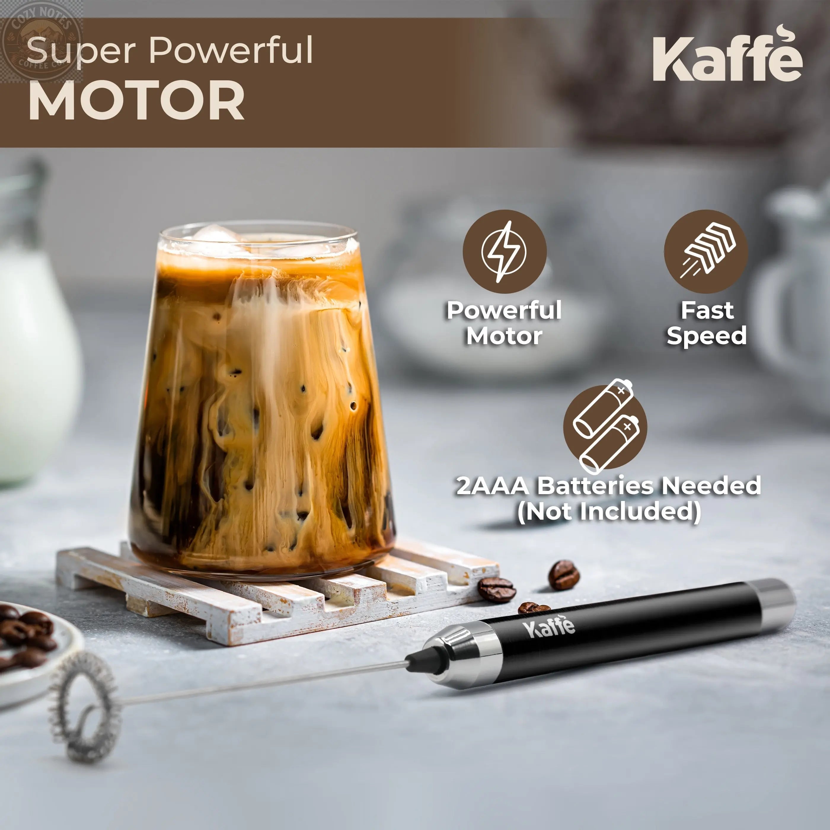 Handheld Milk Frother, KF6010 Kaffe Products