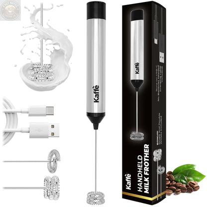 Handheld Milk Frother (USB Rechargeable), KF6022NS Kaffe Products