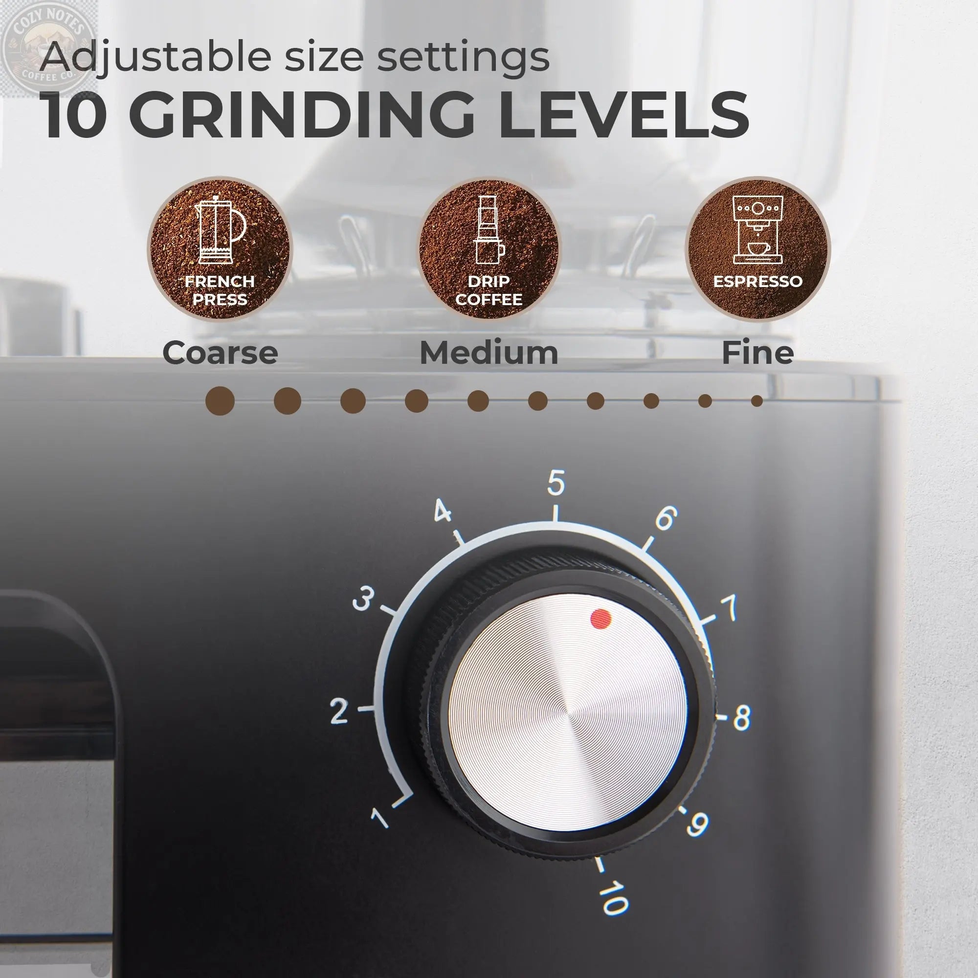 Burr Coffee Grinder, KF8061 Kaffe Products