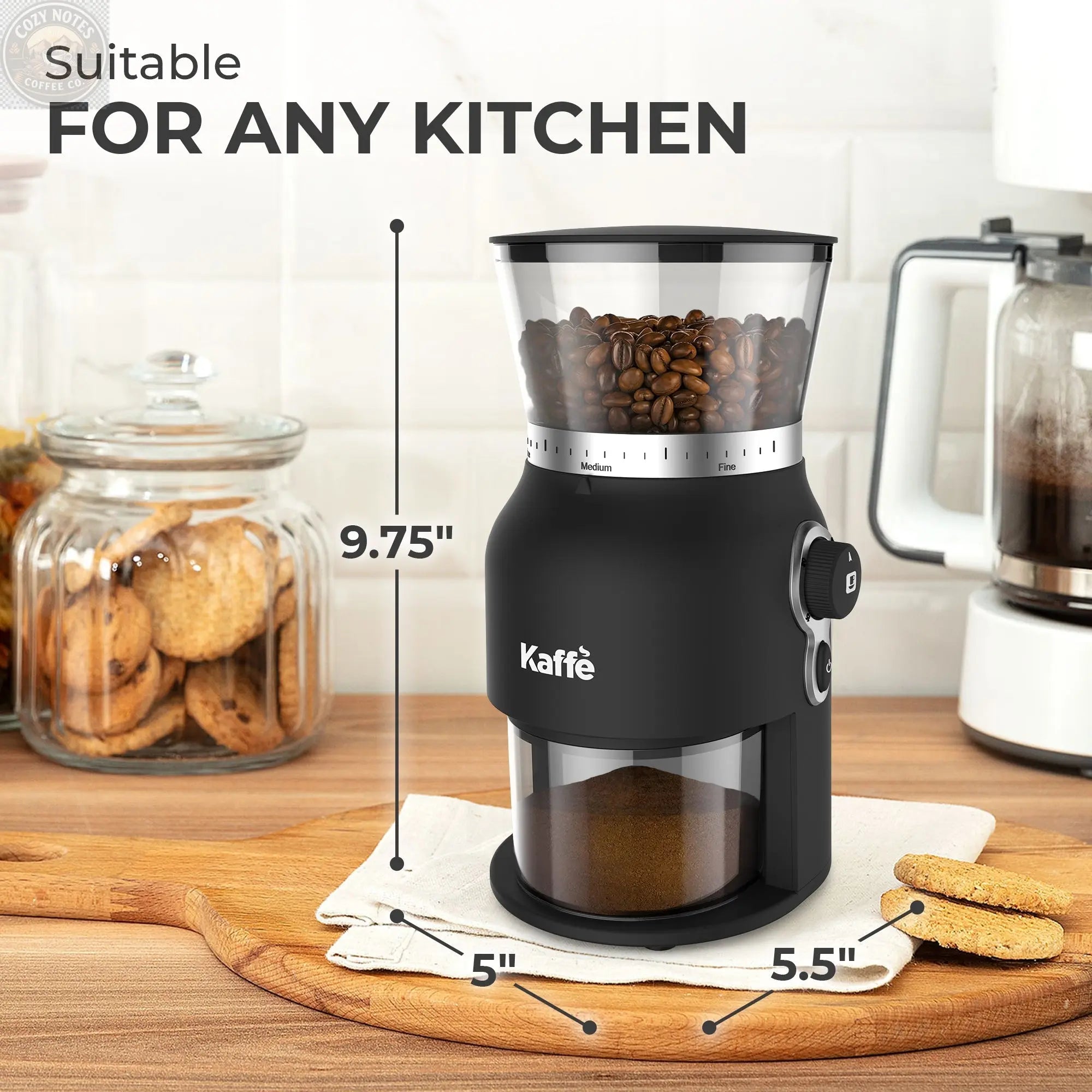 Conical Burr Coffee Grinder, KF8150 Kaffe Products