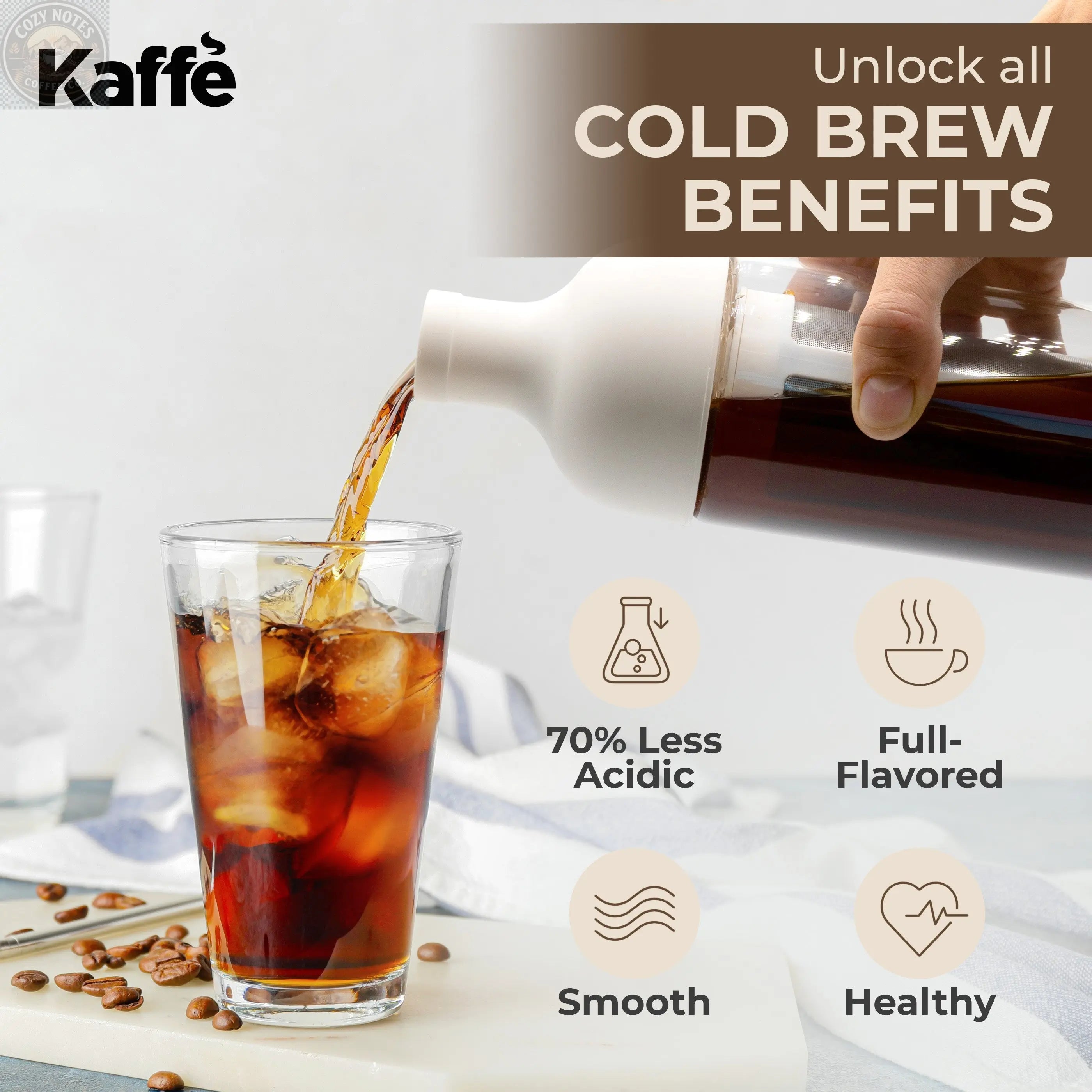 Cold Brew Coffee Maker, KF9040 Kaffe Products