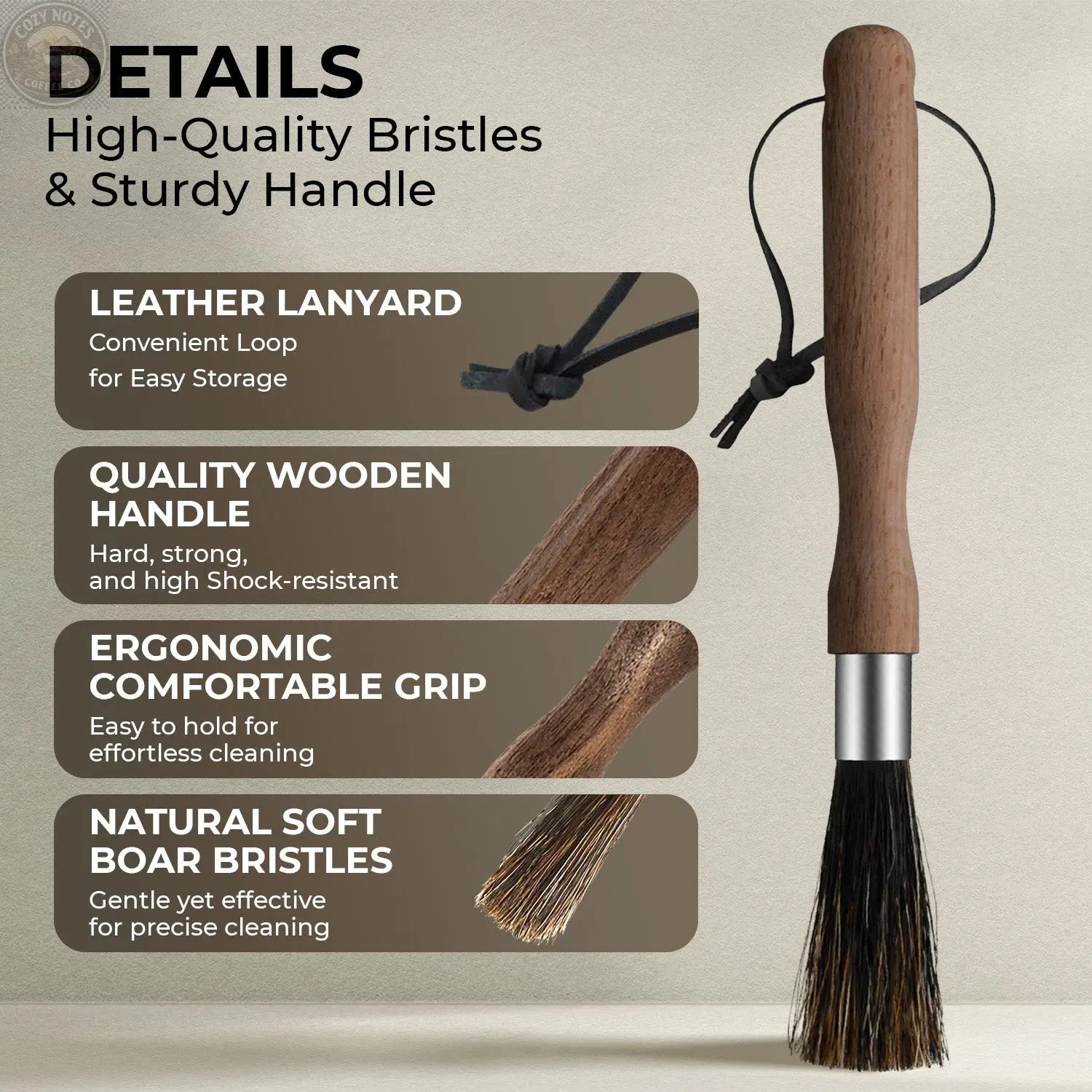 Coffee Cleaning Brush (8"), KFCB02 Kaffe Products